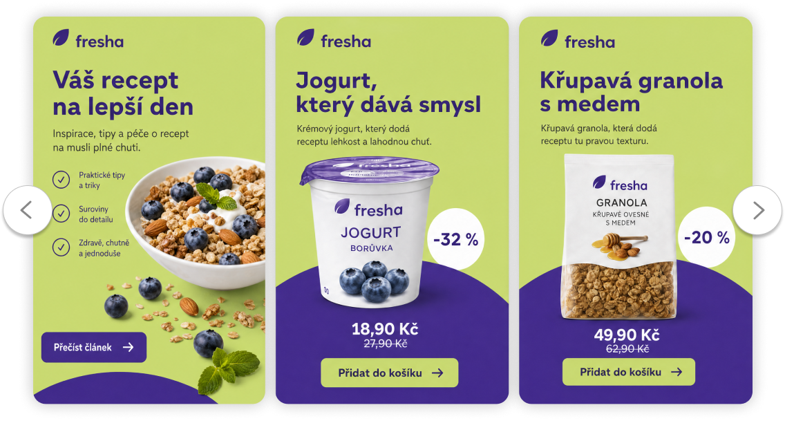 Carousel banner — ukázka 1